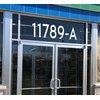 White - Storefront Address Numbers - 12" Tall - Custom Vinyl Decal - Die Cut Sticker - Business Glass Window