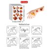 20 Sheets Funny Turkey Temporary Tattoos Stickers,220 Pieces Thanksgiving Themed Tattoos Stickers Party Decoration Supplies Party favors for Kids Adults