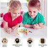 3 Pack - Wooden Triangle Peg Board Game - Retro Mini Travel Game