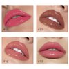 MAEPEOR Shimmer Glossy Lipgloss Set 8PCS Non-Sticky Moisturizing Lip Gloss Long-lasting High Shine & Shimmer Liquid Lipstick for Girls and Women (Shimmer Glossy, Set 02)