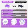 Sleep Mask for Travel Essentials,Steam Eye Mask,Warm Compress for Eyes, Heated Eye Mask Reduce Puffiness & Dark Circles & Soothe Tired Eyes, Self Care SPA Relaxation Gifts for Women 20 Packs,Lavender