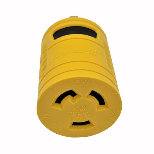 Parkworld 60691 NEMA L6-20P to L6-30R Adapter, Twist Lock L6 20A Plug to 30A Socket Adapter