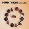 Dual Color Eyebrow Pomade with Styling Gel,Long Lasting Waterproof Eyebrow Kit Makeup,Create Natural Brow Makeup (Light Brown + Dark Brown)
