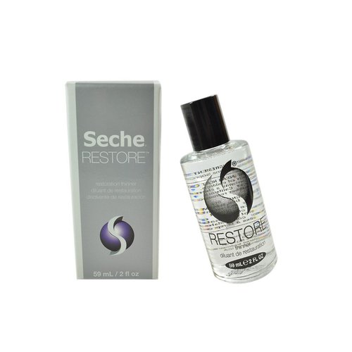 Seche Vite Restore Polish Thinner Professional kit only thinner to thin a bottle of Seche vite to its original consistency. Will not diminish shine or dull colors. Size 2 fl oz, 59 ml