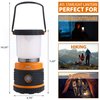 LED Camping Lantern Rechargeable, 1800LM, 4 Light Modes, 4400mAh Power Bank, IP44 Waterproof, Perfect Lantern Flashlight for Hurricane, Emergency, Power Outages, Home and More, with USB Cable (2 Pack)