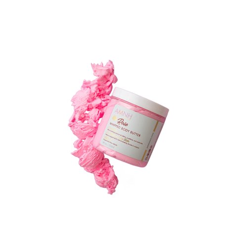 Aminnah Rose Whipped Body Butter, 4oz