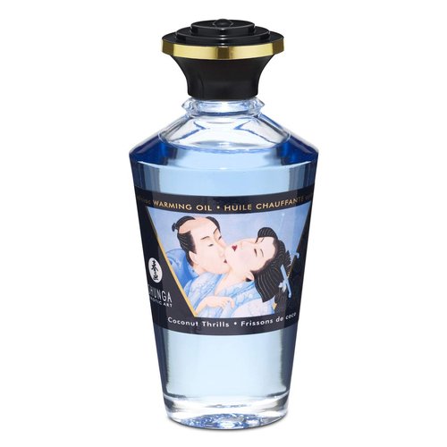 Shunga Warming Massage Oil 3.5 Fluid Ounces (Coconut)