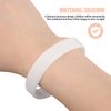 Ipetboom 100pcs Silicone Wristbands, Silicone Bracelet Luminous Glow in The Dark Bracelets Glow Bracelets Wristbands Glow Bands White Silicone Wristbands for Party Favors