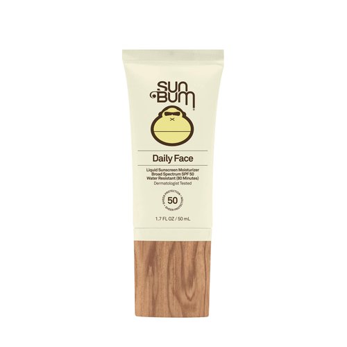 Sun Bum Daily SPF 50 Face Sunscreen Lotion| Broad Spectrum Moisturizing Facial Sunblock with Vitamin E | Vegan and Hawaii 104 Act Compliant (Octinoxate & Oxybenzone Free) | Travel Friendly 1.7 oz
