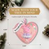 Personalized Peppa Pig Christmas Ornaments 2024 - Fast & Free 24h Customization – Peppa Pig Girls Holiday Keepsake with Name - Comes Gift Wrapped