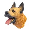Yolococa Dog Hand Puppet Realistic Latex Soft Animal Toy Storytelling Role Play Party Supplies for Kids (German Shepherd)