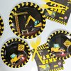 96pcs Construction Birthday Party Supplies Construction Theme Paper Plates and Napkins Construction Truck Decorations for Boys Kids Tractor Dump Digger Vehicle Themed Party Favors, Serve 24