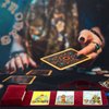 Zhengmy 4 Pieces Tarot Card Holder Tarot Bags Tarot Pouch Tarot Wrap Storage Holder Tarot Spread Cloth for Oracle Decks