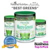 MacroLife Naturals Macro Greens Powder 38 Superfood Probiotic Antioxidant Enzyme & Herbal Supplement Immunity Energy Cleanse - Non-GMO Vegan Gluten-Free Dairy-Free - 10oz (30 Servings)