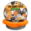 Too Many Cats Putty - Funny Cat Lover Gifts - Crazy Cat Lady Stress Relief Putty - Cat Gifts for Cat Lovers - Funny Cat Themed Gifts - Gift for Cat Lovers - Orange Therapy Putty