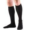 Truform - 1934BL-S Compression Socks, 20-30 mmHg, Men's Gym Socks, Knee High Over Calf Length, Black, Small