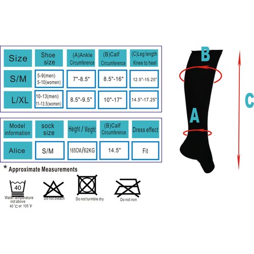 Open Toe Toeless Compression Socks 6 Pairs for Women Men 15-20 mmHg Calf Support Compression Sleeve(S/M, Nude)