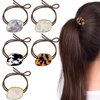 5 PCS Acrylic Cuff Hair Ties Acrylic Ponytail Holder Headband Elastics Scrunchies Hair Bands Hair Clip Barrettes Hair Accessories for Women Girls