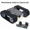 Professional DIY Tracked Robot Chassis Smart Tank Car Platform Kit with 2pcs High Torque DC Motors, Caterpillar Robotic Crawler Sciences Eduactional Model for Arduino Raspberry Pi STEAM