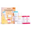 BeautyStat Brighten & Strengthen Daily Travel Starter Kit: 10ml Universal C Skin Refiner, 10ml Probiotic Moisture Boost Cream, 30ml Microbiome Purifying Cleanser, (3) Triple Action Daily Peels