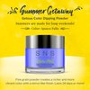SNS Nail Dip Powder, Gelous Color Dipping Powder - Iguacu Falls (Blue/Cobalt, Cream) - Long-Lasting Dip Nail Color Lasts 14 Days - Low-Odor & No UV Lamp Required - 1 OZ