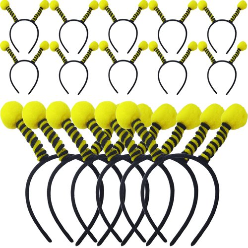 TIHOOD 14PCS Bee Tentacle Headbands Bee Hair Bands Hair Hoop for Women Girls Halloween Christmas ...