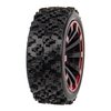 HIRCQOO 10-Spoke 12mm Hex Hub Wheel Rims & Rubber Tires Compatible with HSP Tamiya HPI Kyosho 1/10 1/12 On-Road Touring Car,WLtoys 1/14 144001 Traxxas 1/16 Slash 1/18 A959B RC Buggy