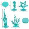 20 Pcs Mermaid Party Decoration DIY Felt Table Centerpiece Under The Sea Party Decorations for Ocean Theme Girl Little Mermaid Birthday Baby Shower Party Supplies