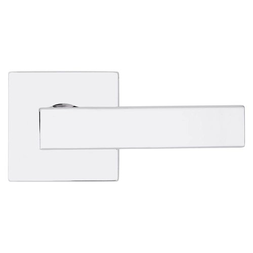 Kwikset Singapore Interior Passage Door Handle, Lever For Closet and Hallway Doors, Reversible Non-Locking Handle Lever, Polished Chrome