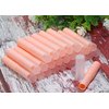 Mini Skater 0.14oz Empty Flavored Lip Balm Container Tubes Plastic Homemade Moisturizing Lip Stick with Caps Bulk Fit for Women Adult DIY Making Supplies, 25 Count (Pink)