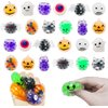36 Pcs Halloween Mini Sensory Stress Ball Squeeze Toy to Stress Reliever,Great for Adults Party Favors,Halloween Miniatures (Halloween)