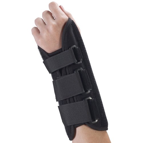 Bilt-Rite Mastex Health 8 Inch Premium Left Wrist Brace, Black, Medium