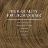 GOO GOO Clip in Hair Extensions Real Human Hair, 14inch 150g 9Pcs, 8C Ash Brown, Remy Human Hair Extensions Clip ins for Women, Natural Human Hair