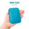 Small Ice Packs, 6 Packs, Reusable Mini Gel Cold Packs for Injuries, Hot Cold Compress for Kid's Boo Boos, Headaches, Wisdom Teeth, Breastfeeding, Pain Relief, First Aid 3" X 4.5", FSA HSA Eligible
