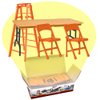 Ultimate Ladder, Table & Chairs Orange Playset for Wrestling Action Figures