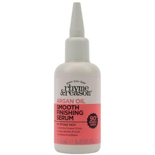 R R RR Rhyme and Reason Smooth Finishing Hair Serum. 3.3 Fl Oz. Blended with 100% Natural Cold-Pressed Argan Oil. Smooth, Silky, & Hydrating. (1 Pack)