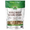 NOW Foods, Whole Wheat Sesame Sticks, Product of the USA, No Preservatives, Additives or Hydrogenated Oils, Certified Non-GMO, 9-Ounce (Packaging May Vary)
