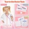 Doctor Kit for Toddlers 3-5, 37 Pcs Kids Doctors Play Set with 2 Costumes & Real Stethoscope, Doctor Toy Pretend Play Medical Set for Boys Girls, Christmas Birthday Gifts Kids Toys for Ages 2-4 6-8