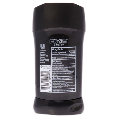 AXE Antiperspirant Deodorant Stick for Men Apollo 2.7 oz