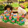 SpringFlower Toys for Girls 3 4 5 6 7 Years Old, Flower Garden Building Kit with Storage case,Educational STEM Toy and Preschool Garden Play Set for Toddlers, 148pcs