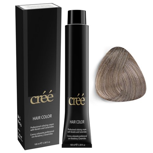 Cree Professional Permanent Hair Color, 100ml - 3.4 fl.oz. (Intense Ash Very Light Blond - 9.11)