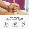 tuuli Accessories – Trigger Point Massage Tool, Multi-Functional Wooden Handheld Massager for Back, Neck, Shoulder and More, Helps Ease Muscle Tension and Support Skin Health