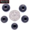 MakerDoIt 32P 5mm Pinion Gear Set 17T 18T 19T 20T 21T with Hex Key for RC