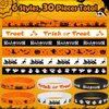 Halloween Rubber Bracelets 30 PCS Bulk Halloween Party Favors Supplies Silicone Wristbands for Halloween Gifts Toys Goodie Bag Fillers Stuff Classroom Prizes for Kids Teens Girls Boys