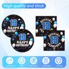 41PCS 13th Birthday Party Supplies 13th Birthday Tableware Set Birthday Party Decor Plates Napkins and Tablecloth 13th Party Dinnerware Decorations for Kids Girls Teenager Favors
