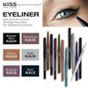 KISS New York Professional Retractable Eyeliner, Luxury Intense Highly Pigmented Eye Makeup, Long-Lasting, Water-Resistant, Smudge-Proof, Smooth Gliding (1 PACK, Dark Brown)