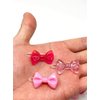 Tara Girls Self Hinge Plastic Bow Hair Barrettes Selection Pack Of 2 (BR29)
