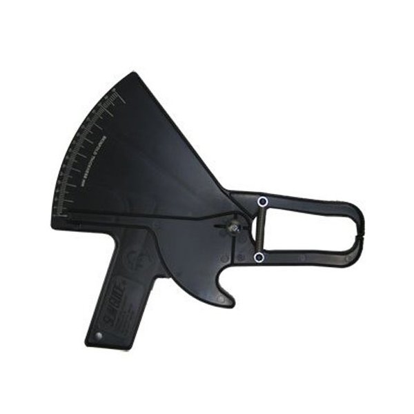Slim Guide Skinfold Caliper in Black with Booklet