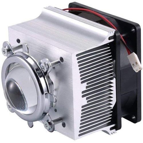 TX Aluminium Heatsink Cooling Fan+44mm Lens 120 Degree for 50W 100W Led Chip (Heatsink +120 Degree Lens)
