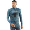 Cressi Hunter Rash Guard, camo blue, XL